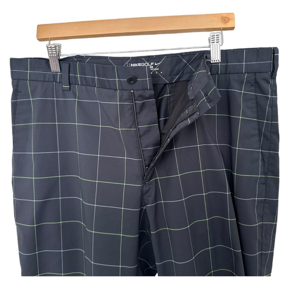 Nike Golf Tour Performance Pants Dri-Fit Windowpane Check Navy Size 36x32 Large - Picture 5 of 10
